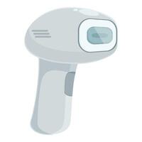 Cosmetic device icon cartoon vector. New photo epilator vector