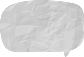 old paper speech bubble png