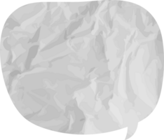 old paper speech bubble png