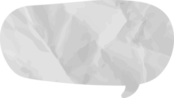 speech bubble wrinkled png