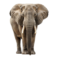 ai genererad elefant isolerat på transparent bakgrund png