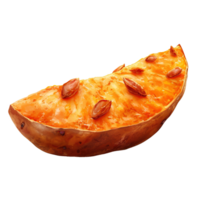 AI generated Baked sweet potato isolated on transparent background png