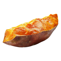 AI generated Baked sweet potato isolated on transparent background png