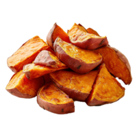 AI generated Baked sweet potato isolated on transparent background png