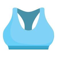 Fitness run bra icon cartoon vector. Sport accessories vector