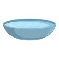 Water holy bowl icon cartoon vector. Happy Easter week vector