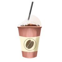 Coffe Frappe Illustration. Coffee Cup png