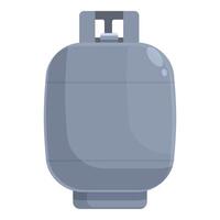 Gas home tank icon cartoon vector. Burner natural flame vector