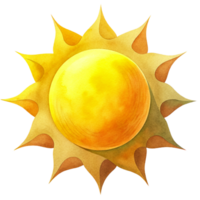 AI generated sun art,  sunlight png