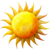 AI generated sun art,  sunlight png