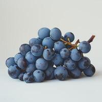 AI generated Bunch of Grapes on Table photo