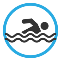 simning område ikon png