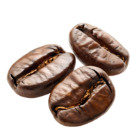 AI generated Clear Coffee Beans Design Kit png