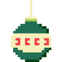 carino pixel Natale sfera. png