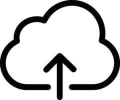 Cloud icon symbol vector image. Illustration of the hosting storage design image