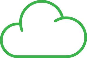 Cloud icon symbol vector image. Illustration of the hosting storage design image