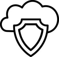 Cloud icon symbol vector image. Illustration of the hosting storage design image