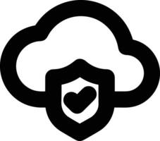 Cloud icon symbol vector image. Illustration of the hosting storage design image