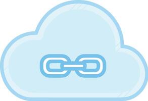 Cloud icon symbol vector image. Illustration of the hosting storage design image