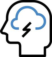 Cloud icon symbol vector image. Illustration of the hosting storage design image