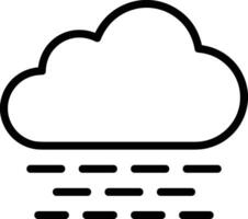 Cloud icon symbol vector image. Illustration of the hosting storage design image