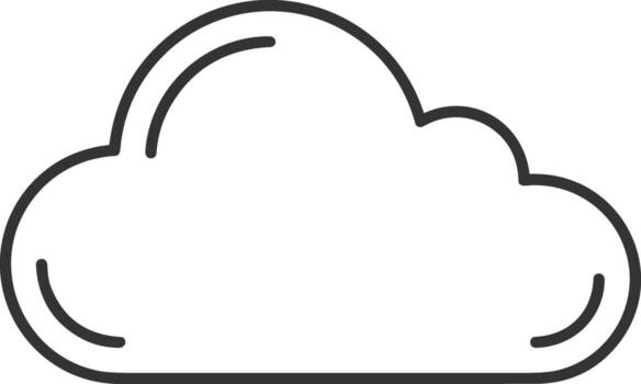 Cloud icon symbol vector image. Illustration of the hosting storage design image