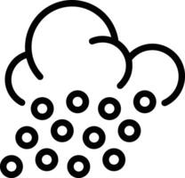 Cloud icon symbol vector image. Illustration of the hosting storage design image