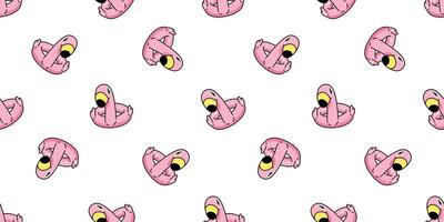 pink flamingo seamless pattern swimming ring pool vector ocean summer tropical scarf isolated Cartoon bird flamingos animal exotic nature wild fauna repeat wallpaper tile background illustration
