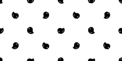 polluelo Pato sin costura modelo vector pollo caucho Pato pájaro icono dibujos animados bufanda aislar repetir fondo de pantalla loseta antecedentes textil ilustración granja animal garabatear blanco diseño