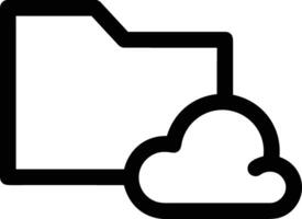 Cloud icon symbol vector image. Illustration of the hosting storage design image