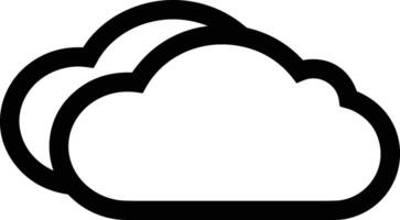 Cloud icon symbol vector image. Illustration of the hosting storage design image