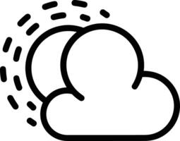 Cloud icon symbol vector image. Illustration of the hosting storage design image