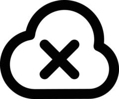 Cloud icon symbol vector image. Illustration of the hosting storage design image