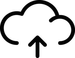 Cloud icon symbol vector image. Illustration of the hosting storage design image