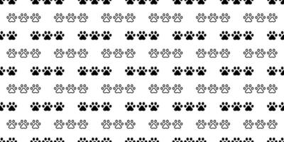 dog paw seamless pattern cat footprint french bulldog claw puppy pet vector cartoon icon repeat wallpaper scarf isolated tile background illustration doodle design