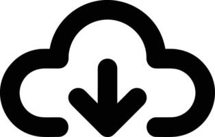 Cloud icon symbol vector image. Illustration of the hosting storage design image