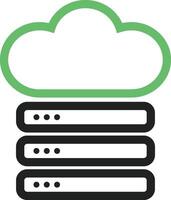 Cloud icon symbol vector image. Illustration of the hosting storage design image