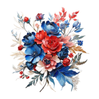 ai gegenereerd digitaal olieverf bloemen patroon ontwerp, schitteren bloem boeket ontwerp, reliëf bloem patroon, glanzend bloem schilderij ontwerp, textiel bloem materiaal ontwerp png