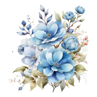 ai gegenereerd digitaal olieverf bloemen patroon ontwerp, schitteren bloem boeket ontwerp, reliëf bloem patroon, glanzend bloem schilderij ontwerp, textiel bloem materiaal ontwerp png