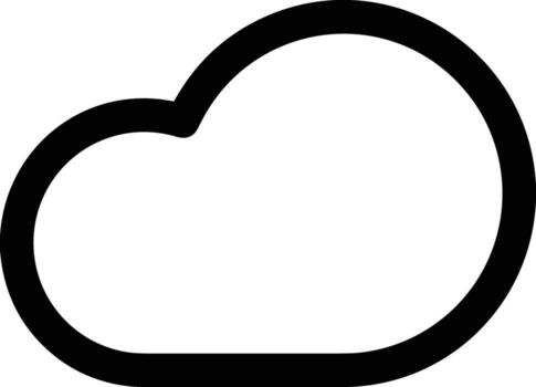 Cloud icon symbol vector image. Illustration of the hosting storage design image