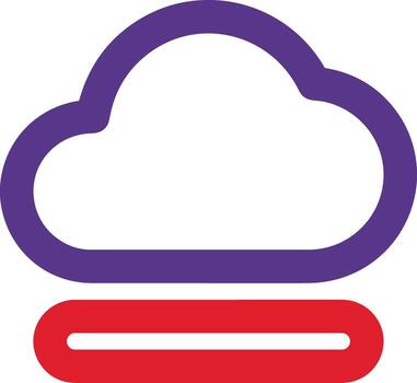 Cloud icon symbol vector image. Illustration of the hosting storage design image