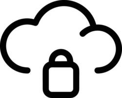 Cloud icon symbol vector image. Illustration of the hosting storage design image