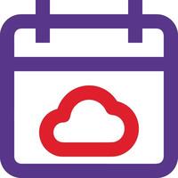 Cloud icon symbol vector image. Illustration of the hosting storage design image