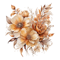 ai gegenereerd digitaal olieverf bloemen patroon ontwerp, schitteren bloem boeket ontwerp, reliëf bloem patroon, glanzend bloem schilderij ontwerp, textiel bloem materiaal ontwerp png