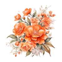 ai gegenereerd digitaal olieverf bloemen patroon ontwerp, schitteren bloem boeket ontwerp, reliëf bloem patroon, glanzend bloem schilderij ontwerp, textiel bloem materiaal ontwerp png