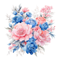 digital pintado a óleo floral padronizar projeto, brilhar flor ramalhete projeto, gravado flor padrão, lustroso flor pintura projeto, têxtil flor material Projeto png