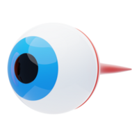 oog 3d icoon. menselijk oog 3d icoon png