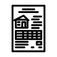 estate planning financial advisor line icon vector illustration