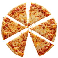 Pizza verschiedene Aromen png transparent