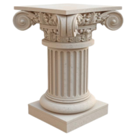 3d columna png transparente